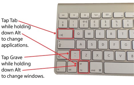 how to close apps on computer with keyboard